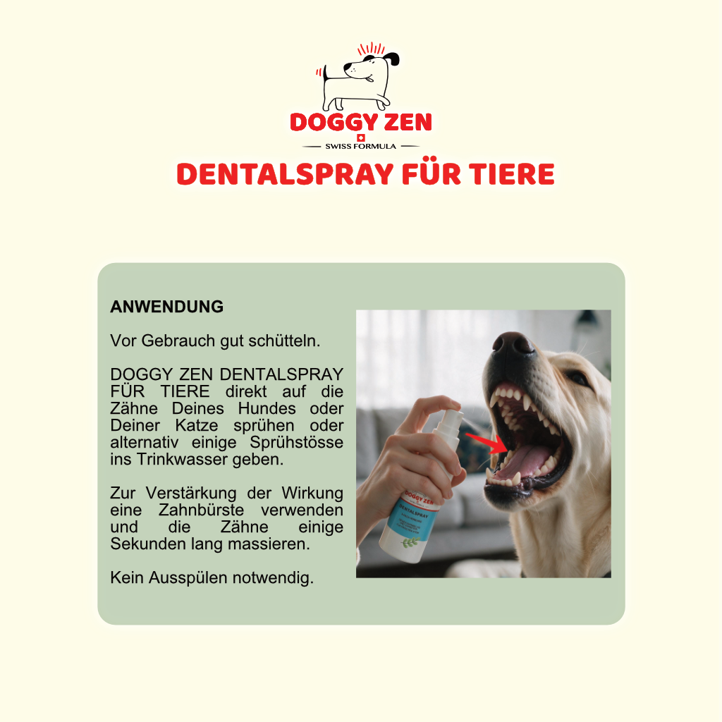 ZAHNSPRAY - DENTALSPRAY FÜR TIERE - 100 ml