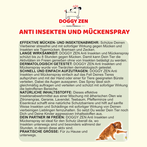 ANTI INSEKTEN UND MÜCKENSPRAY - INSEKTEN UND MÜCKENSCHUTZ - 250 ml