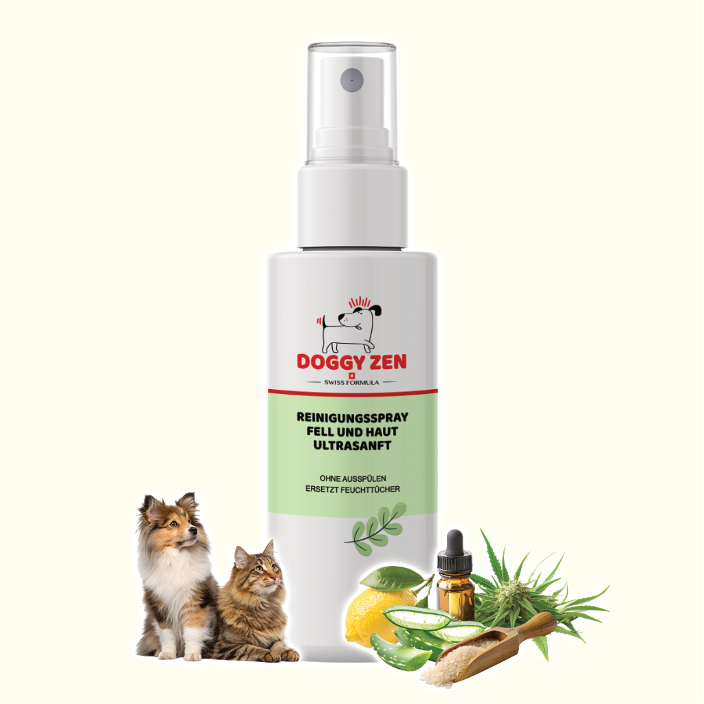 FELLREINIGER - REINIGUNGSSPRAY FELL & HAUT ULTRASANFT - ERSETZT FEUCHTTÜCHER - 100 ml