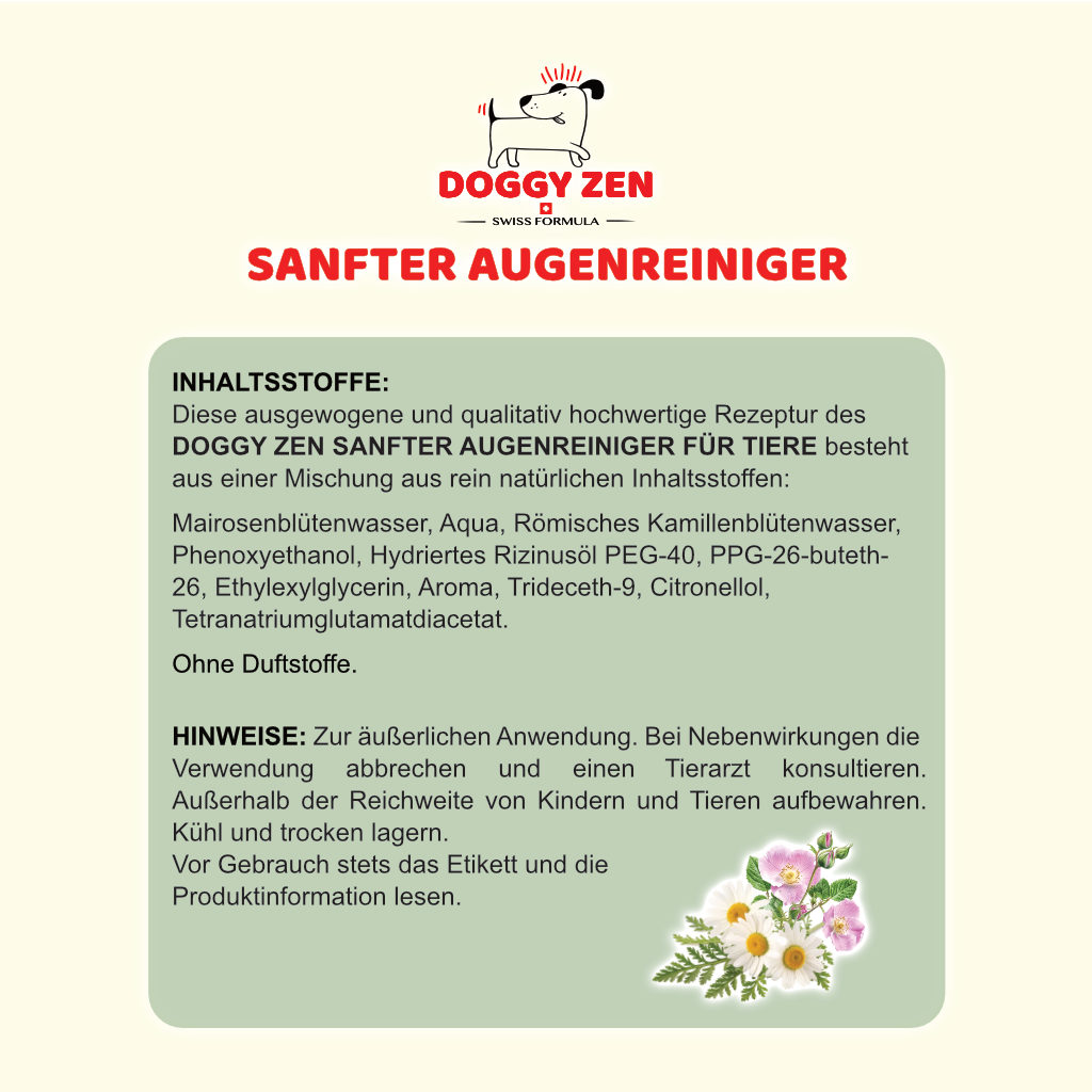 SANFTER AUGENREINIGER FÜR TIERE - 100 ml