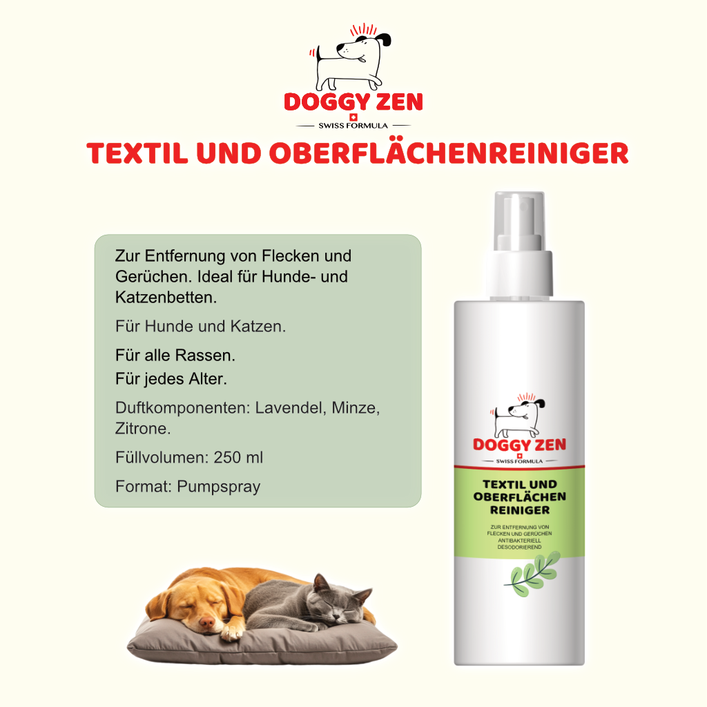 TEXTIL UND OBERFLÄCHENREINIGER - 250 ml
