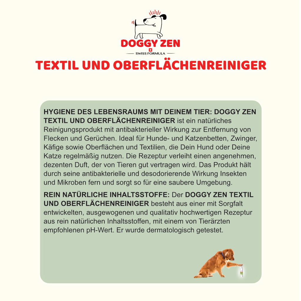 TEXTIL UND OBERFLÄCHENREINIGER - 250 ml
