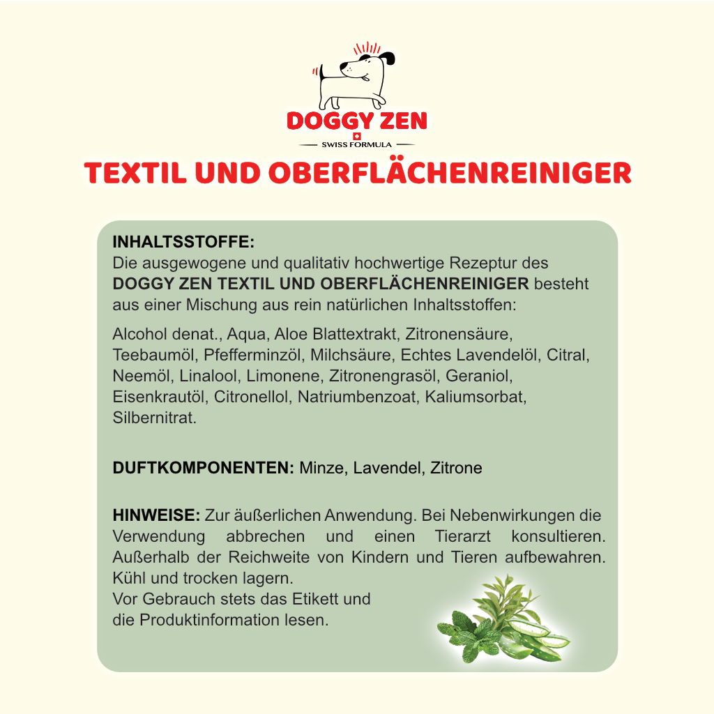 TEXTIL UND OBERFLÄCHENREINIGER - 250 ml