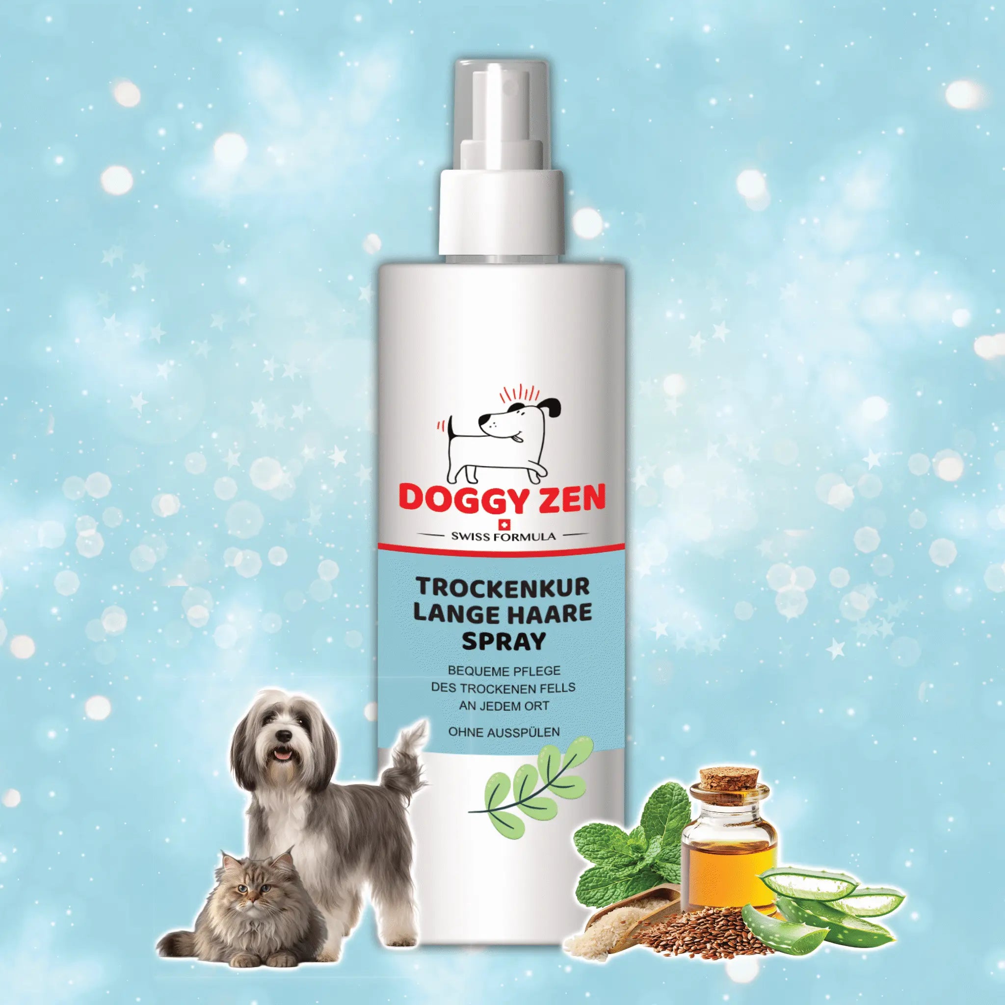TROCKENKUR_SPRAY_LANGE_HAARE_OHNE_AUSSSPÜLEN_DOGGY_ZEN_DEUTSCHLAND